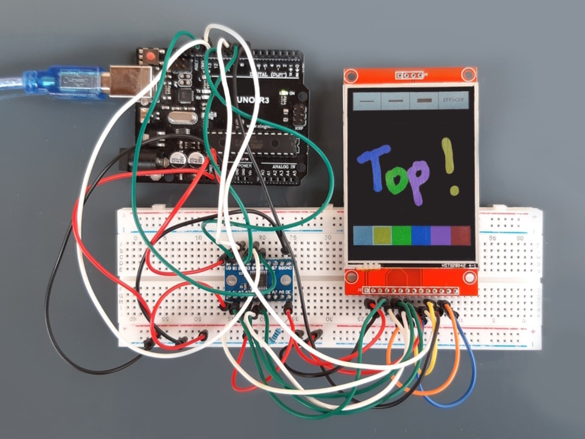 Arduino Ecran Écrans TFT ILI9341 arduino / esp32 : tuto avec exemples code